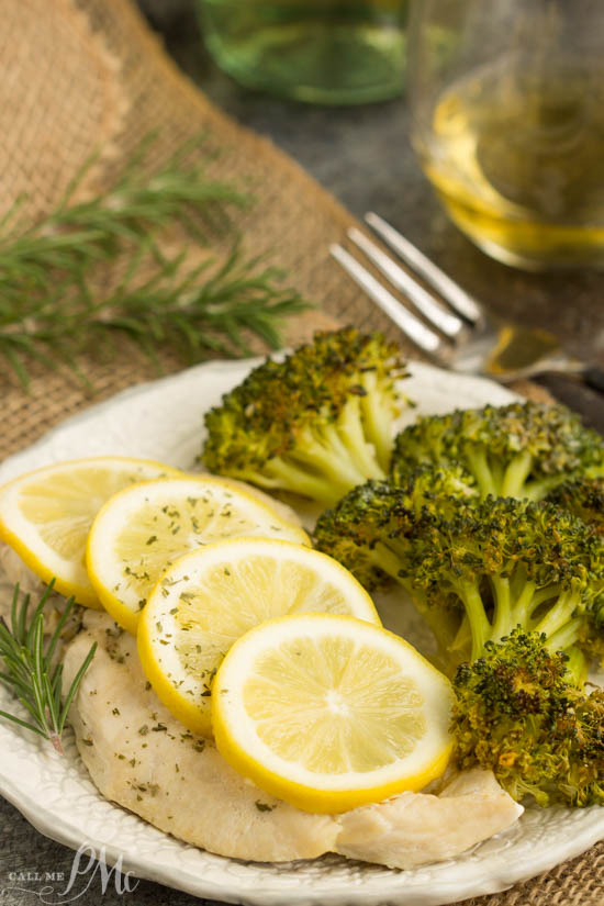 Baked Lemon Rosemary Chicken and Broccoli is a quick, healthy dinner recipe for busy weeknights. Baked Lemon Rosemary Chicken and Broccoli is a quick, healthy dinner recipe for busy weeknights.