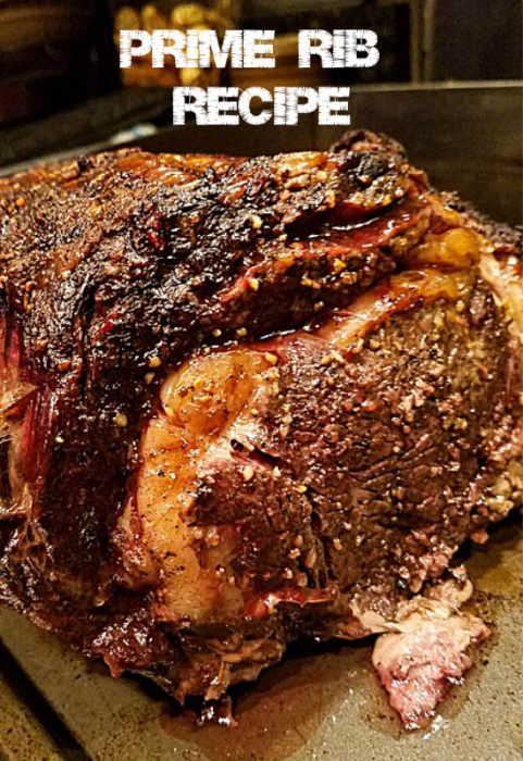 Medium Rare Oven Roasted Prime Rib