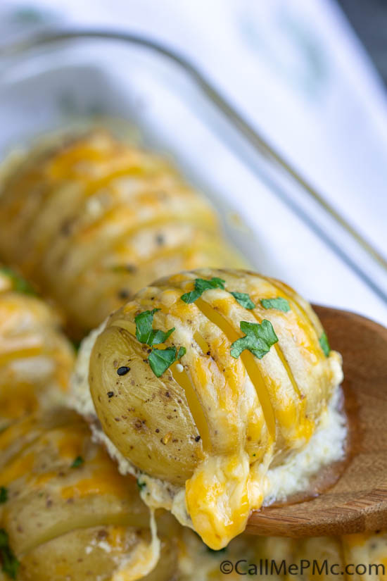 Hasselback Scalloped Potatoes are the perfect side dish for a family dinner!