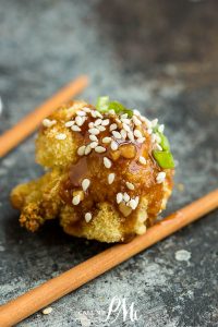 Baked General Tso's Cauliflower 