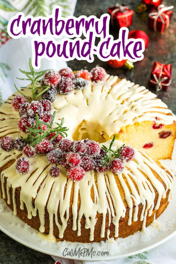White Chocolate Cranberry Bundt Cake, pound cake White Chocolate Cranberry Bundt Cake, pound cake